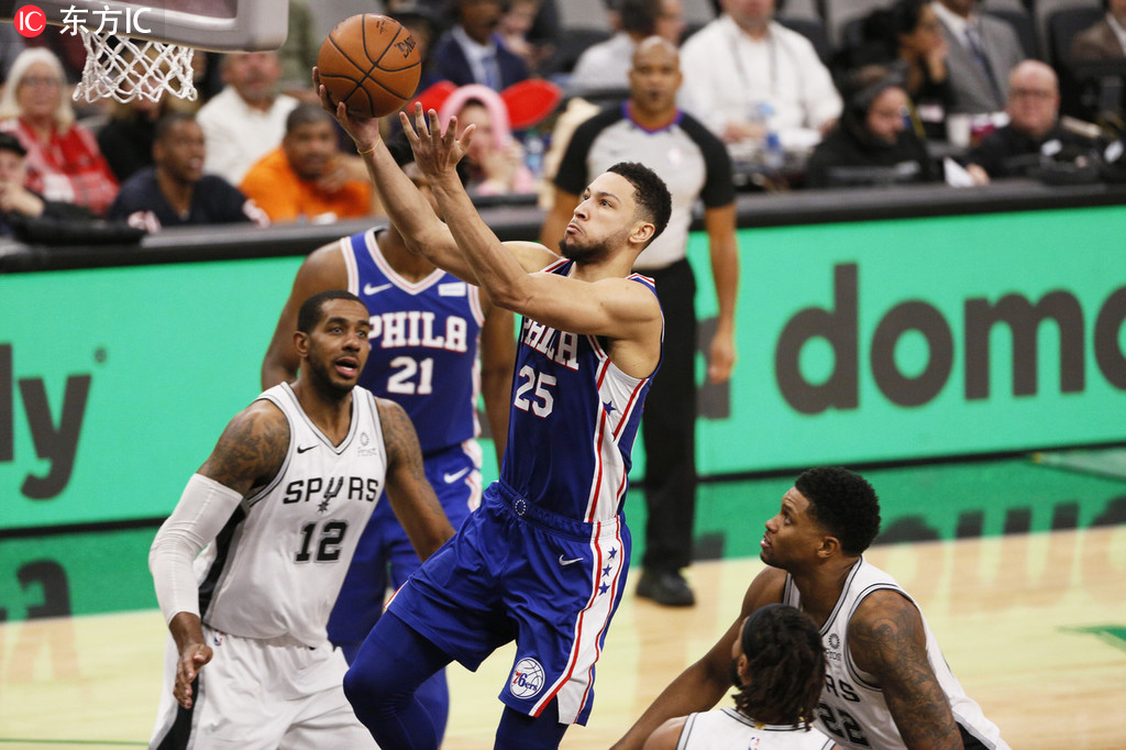 76人轻取马刺，易建联状态火热的简单介绍